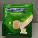 FitRight Ultra Heavy Absorbency Adult Diapers for Men & Women, Waist Size: Large 44-56 inches, OptiFit Incontinence Disposable Briefs with Leak Protection for Seniors, 80 Count