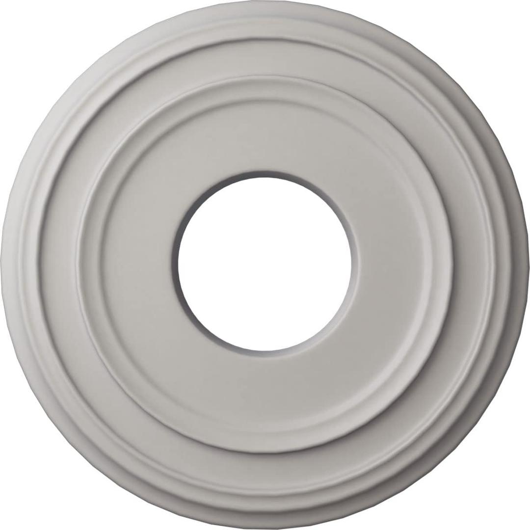 12 3/8"OD x 4"ID x 1 1/8"P Classic Ceiling Medallion (Fits Canopies up to 7 1/4")