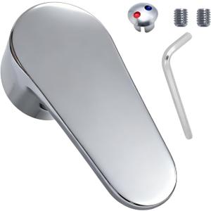 Single Shower Handle Replacement,Shower Handle,Compatible with 40mm Faucet Cartridge(Cartridge Stem 10 * 10mm),for Single Handle Bathroom and Kitchen Faucet,Shower Valve