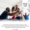 The Memory Company | Licensed NCAA 16oz Vintage Logo Glass with Bamboo Lid