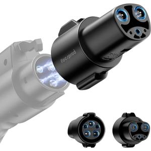 FOCSPROD J1772 to Tesla Charger Adapter, Max 80A 250V Fast Charging J1772 to NACS Adapter for Tesla Model 3/Y/X/S/Cybertruck Charging Adapter, Compatible with J1772 EV Charge to Tesla Adapter -UL 2252