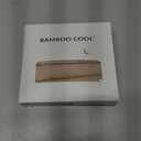 BAMBOO COOL Women's No Show Bikini Seamless Underwear for Women Low Waisted Non-marking Stretch Panties Full Coverage, 6 Pack (Large)