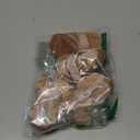 Dog Shoes for Small Dogs, Fleece Dog Boots Paw Protector for Comfort and Warmth, Dog Booties with Anti-Slip Sole for Winter Snow Hardwood Floors Walking Brown Size 2, #2 (Width 1.29 inch) for 6.6-11.0 lbs