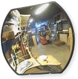 Outdoor Acrylic Rectangular Convex Mirror -Security Mirror for Retail Stores and Warehouses - Acrylic Mirror for Blind Spots - Ideal for Low Ceilings - 20 X 30