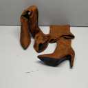 DREAM PAIRS Women's Thigh High Boots Over The Knee Heels Long Sexy Pointed Toe Boots,Size 8,Brown/Suede,DOB214