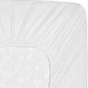 Serta Simply Clean Triple Action Mattress Pad, Waterproof Mattress Pad, Ultra Soft and Stain-Resistant Mattress Pad, Machine Washable, Twin XL, White