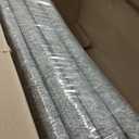 Mohawk Home 5' x 7' Premium Luxury Non Slip Rug Pad 1/4 Thick Dual Surface Felt + Rubber Gripper - Safe for All Floors, Synthetic Fiber, Grey