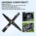 21 Inch Mower Blade Kit 72511-VE1-020 72531-VE2-020 Compatible with Honda HRB215 HRB216 HRB217 HRM215 HRR216 HRS216 HRT216 Push & Self Propelled Lawn Mowers