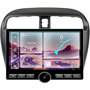 Hac Sa Beach for Android 15 Mitsubishi Mirage Radio 20122023 Car Stereo GPS Navigation Unit with Wireless Carplay Android Auto Receiver IPS HD Touchscreen Free Reverse Camera Mic (4GB RAM+64GB ROM)