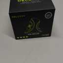 DeLUX Wireless Ergonomic Mouse with 4000DPI, Vertical Mouse with USB Receiver and BT1 + BT2, 6 Buttons and Removable Palm Rest for Laptop Computer and Carpal Tunnel (M618PD-Black) (Bluetooth+2.4G)