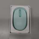 TECKNET Wireless Mouse for Laptop, 2.4G Quiet Computer Mouse with USB Receiver, 4 Buttons Portable Cordless Mice for Chromebook, Laptop, PC, Mac, 800/1200/1600 DPI  Mint Green