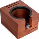 Espresso Tamping Station Wood 58mm - Natural Walnut Portafilter Holder Coffee Tamper Station Espresso Tools Puck Screen Organzier Espresso Machine Accessories