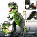 HYAKIDS Dinosaur Toys for Kids 3-5, Electric Tyrannosaurus Rex with Spray Mist, Walking, Light and Roaring Sound, Dino Toy Gift Ideas for Boys and Girls