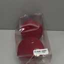 Large Velvet Christmas Ball Ornaments - 6 Inch Flocked Christmas Balls Shatterproof Decorative Hanging Ornaments Set for Xmas Tree Holiday Wedding Party Decor (Burgundy, 2pcs)