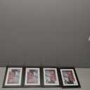 Giftgarden 4x6 Picture Frame Set of 4, 5x7 Frames Matted to 4 by 6 Pictures with Mat or 5 by 7 Photos Without Mat, Wall Hanging or Tabletop Display, Black