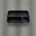 Seattle 3 Piece Shallow Metal Organizer