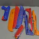 3 Pack Airplane Launcher Toy, 12.6" Foam Glider Led Plane, 2 Flight Mode Catapult Plane for Kids Outdoor Sport Flying Toys Gifts for 3 4 5 6 7 8 9 10 12 Year Old Boys Girls (Red&orange&blue)