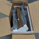 GYIIYUO 2 Drawer File Cabinet with 24'' Extended Desktop, Mobile Filing Cabinet, Rolling File Cabinet with Side Bag, Fabric Drawer, Fits A4/Letter Size, Printer Stand Home Office, Light Brown