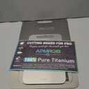 Titanium Cutting Board Set of 3,100% Pure Titanium Cutting Boards for Kitchen, Double Sided Non Toxic Cutting Board, Ideal Charcuterie & Chopping for Meat, Hygiene Durable DishwashrS+M+L)