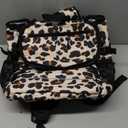 Cooler Backpack Insulated Leakproof Waterproof Backpack Cooler Bag 30/45 Cans, Large Capacity Lightweight Travel Camping Beach Backpack Cooler Ice Chest for Men and Women (leopard)