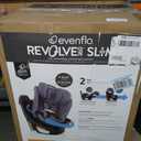 Evenflo REO by Revolve360 Rotating 2-in-1 Convertible Car Seat, 360 Degrees, Infant to Toddler, Forward and Rear Facing, Compact Design, One-time Install (Brookline) MFD: 025-08-25