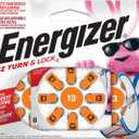 Energizer Hearing Aid Batteries Size 13, Orange Tab, 24 Pack
