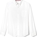 French Toast Boys' Long Sleeve Oxford Shirt (Standard & Husky) 14