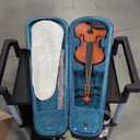 Mendini 13-Inch MA350 Satin Antique Solid Wood Viola with Case, Bow, Rosin, Bridge and Strings