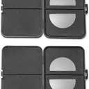 OKH 2-pack Stick-on Bifocal Lenses Reader, Adhesive Magnifying Reading Lenses for Glasses Goggles (+1.25 Diopters)