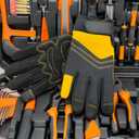 Thorn Proof&Puncture Resistant Gardening Gloves with Grip,Garden Glove for Women, Leather Yard Work Gifts (Medium, 2 Pairs Per Pack-yellow Work Gloves)