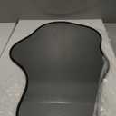 Irregular Wall Mirror - Wall Mirrors Decorative 22"x 36" Asymmetrical Abstract Mirror Aviation Aluminum Alloy Frame Unique for Bathroom, Bedroom, Living Room, Cloakroom, Entryway Black