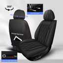 DISUTOGO Car Seat Covers Fit for Mazda CX-5 2013-2024 2025 2026 Full Set,Faux Leather Seat Cover Waterproof for CX-5 Vehicle Automotive Cushion Protector Compatible Airbag (5 Seats,Black)