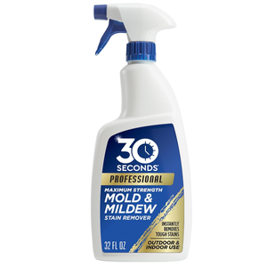 30 SECONDS Pro Mold and Mildew Stain Remover | Scrub Free | Brighter Results Instantly | Ready To Use | 32 Fl. Oz.