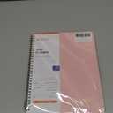 SUNEE 2026 Weekly and Monthly Planner - from January 2026 - December 2026, Daily Agenda Planner with Monthly Tab, Flexible Cover, Note Pages, Pockets, Bookmark, Spiral Binding, Pink, 8.5"x11"