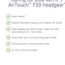 AUARIWN 2 Pack CPAP Headgear for Resmed AirFit N20 with Magnetic Clips, Replacement Headgear Straps Compatible with Resmed Aritouch Mask N20 - Soft Plush Straps for Optimal Fit & Flexibility (Large)