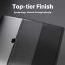 Soonjet for MacBook Pro 13 inch Case [100% Color Match] [Ultra Thin Armor] 2022-2016 M2 M1 A2338 A2289 A2251 A2159 A1989 A1706 A1708 Protective Hard Shell Matte Cover for Laptop - Space Gray Clear