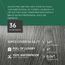 VallisCo Peel and Stick Vinyl Flooring 36 Pack 54 Sq.Ft, Waterproof Vinyl Flooring Peel and Stick for Office, Living Room, Bathroom, Kitchen - Unique Design Easy to Install Floor, Dark Gray