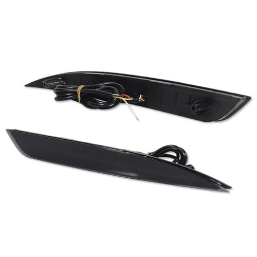 Gempro 2-Pack LED Side Marker Turn Signal Lights Smoke Lens Blinker