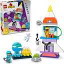 LEGO DUPLO 3 in 1 Space Shuttle Adventure Toddler Building Toys - Space Toys for Boys & Girls, Ages 3+ Years - Gift for Christmas - Learning & Pretend Play Activity - 10422