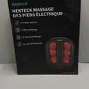 Nekteck Foot Massager with Heat, Shiatsu Heated Electric Kneading Foot Massager Machine for Neuropathy, Plantar Fasciitis, Feet Massage for Pain Relief, Circulation, Christmas Gifts for Man Woman Her (Black)