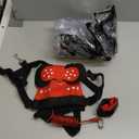 Lehoo Castle Toddler Harness with Leash, 3-in-1 Toddler Leash with Anti Lost Wrist Link for Toddlers, Kid Leashes for Girls, Baby Leashes for Toddlers (Minnie)