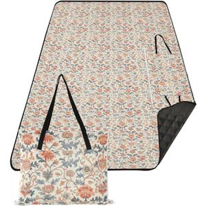 William Morris Waterproof Lake Day Essentials Portable Grass Lawn Blanket for Adults Spring Gifts tapete de Picnic