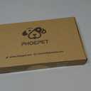 PHOEPET No Pull Dog Harnesses for Small Dogs Reflective Adjustable Front Clip Vest with Handle 2 Metal Rings 3 Buckles [Easy to Put on & Take Off] (S, Orange)