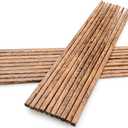 10-Pairs Wooden Chopsticks, Dishwasher Safe Chopstick,ReusableNatural Healthy, Chinese Classic Style for Kitchen, Dining Room, Gourmet, Noodles (9.8 Inch)