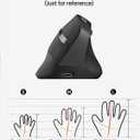 acer Ergonomic Mouse Wireless, Adjustable DPI Vertical Mouse 1000/1200/1600 with 6 Buttons, Rechargeable Ergo Mice, Medium to Large Sized Hands, 2.4GHz USB Receiver for Computer, Laptop, PC