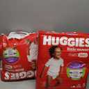 Huggies Size 5 Baby Diapers, Little Movers HuggFit 360 Baby Diapers with 360 Waistband, Size 5 (27+ lbs), 128 Count (2 Packs of 64), Packaging May Vary