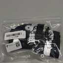 YAODHAOD Dog Shoes for Winter, Dog Boots & Paw Protectors, Fleece Warm Snow Booties for Puppy with Reflective Strip Anti-Slip Rubber Sole for Small Medium Size Dogs, Size 5: 1.9"x1.5" (L*W), Black