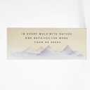 John Muir Quote Wall Art In Every Walk With Nature One Receives Far More Than He Seeks Poster Watercolor Art Print Canvas Wall Art For Home Office Framed Ready to Hang 