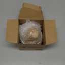 SUBEKYU Bamboo Dish Brush, Kitchen Dish Scrubber Brush with Soap Dispenser, Natural Wooden Dishwashing Brush for Cleaning Dishes/Pans/Pots, Built-in Scraper, Sisal Bristles,1 Set