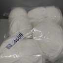 #6 Super Bulky Blanket Yarn for Crocheting - 4 Skeins(Each 10.5oz/300g, 220yds/201m), Chunky Chenille Thick Plush Big Soft Yarn for Crocheting Knitting Blankets, Pure White